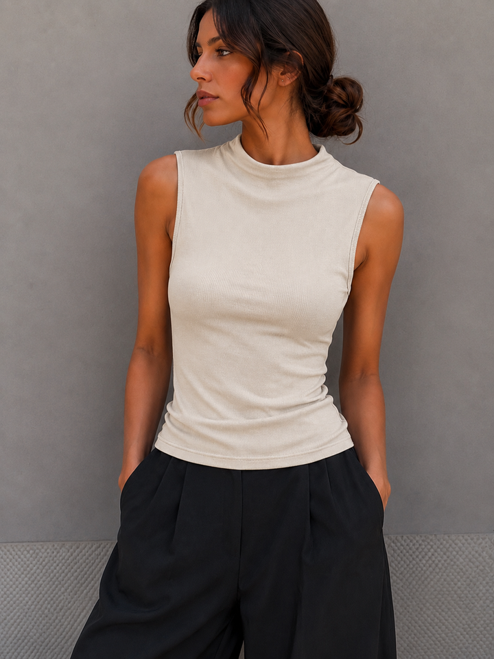 BASIC TOP mit leichten Kragen - versch. Farben