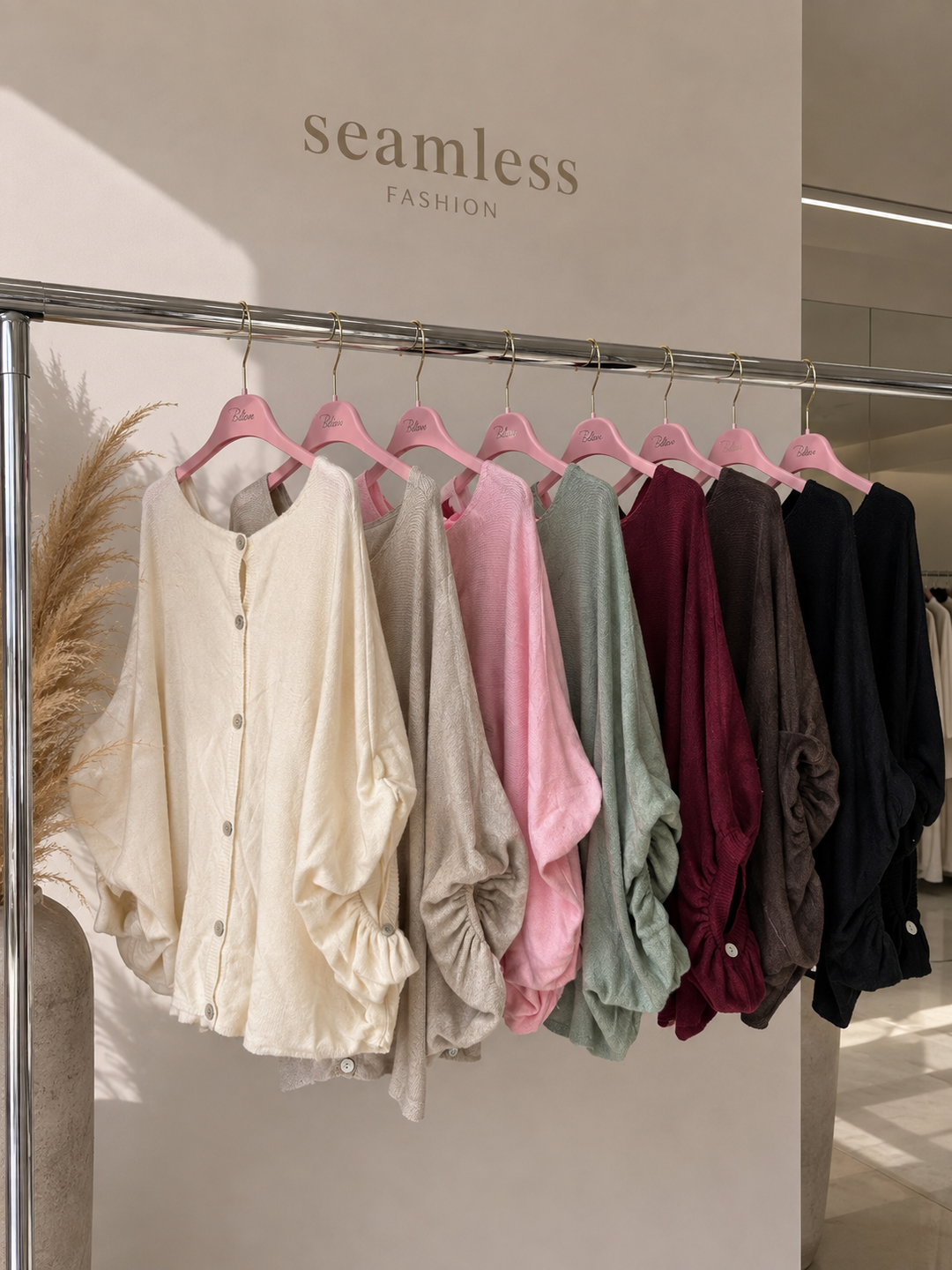 OVERSIZE STRICKJACKE SELLA- Ver. Farben