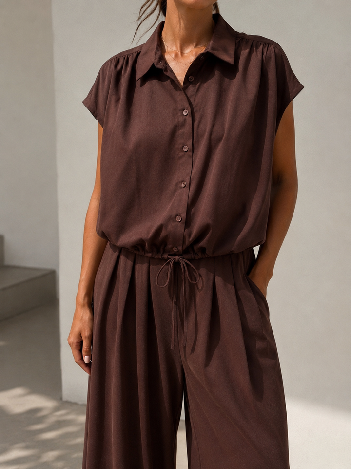 LOCKERE KURZARM BLUSE EVE - versch. Farben