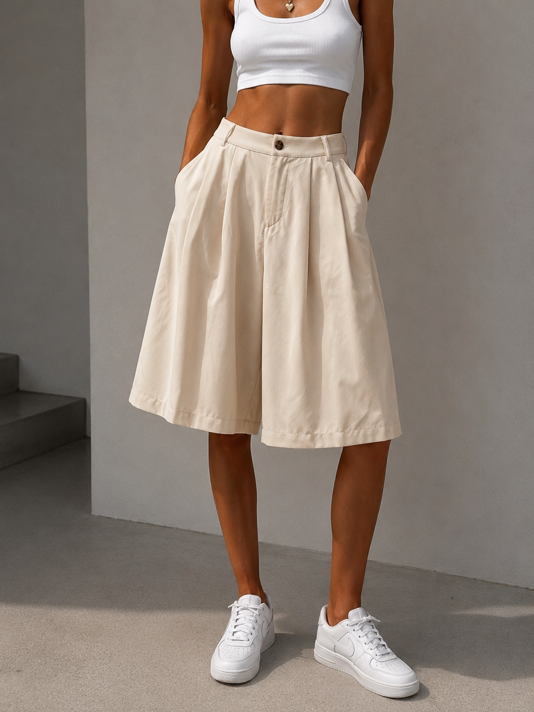LÄSSIGE BERMUDA SHORTS TINA - versch. Farben