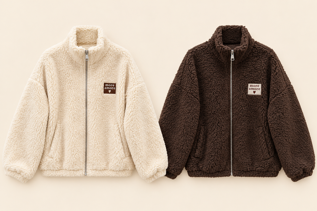 TEDDY JACKE MORE AMOUR - versch. Farben