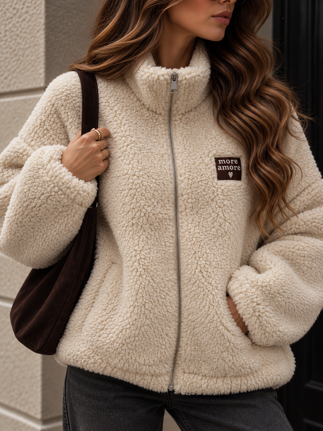 TEDDY JACKE MORE AMOUR - versch. Farben