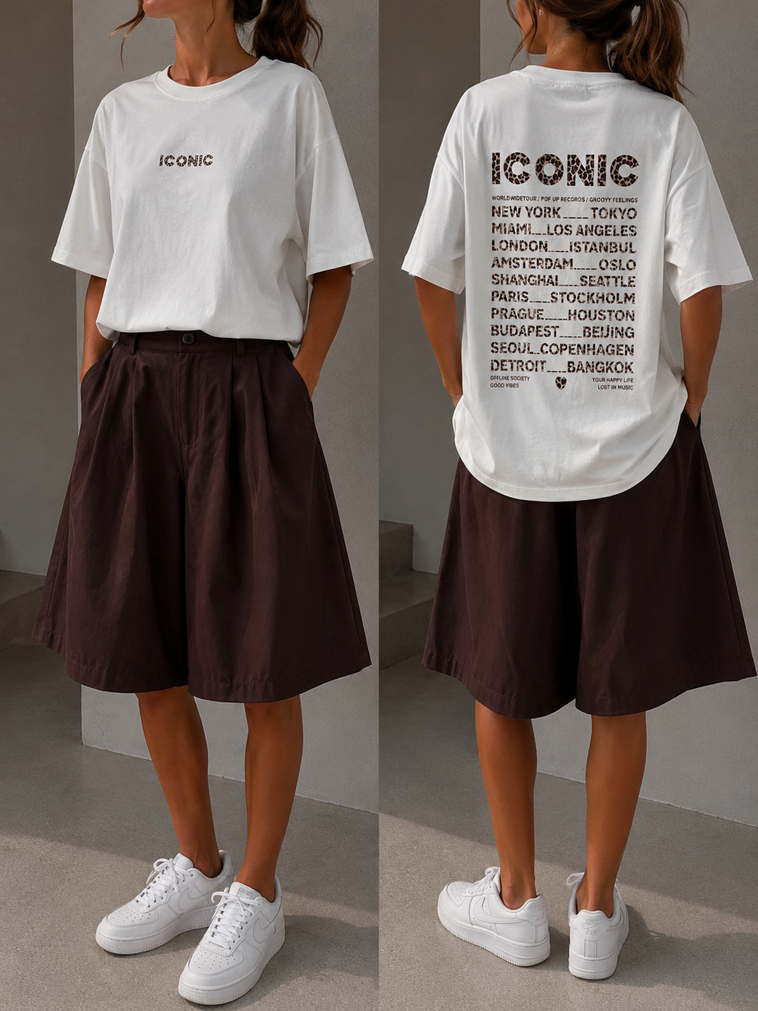 LEO ICONIC T-SHIRT - weiß
