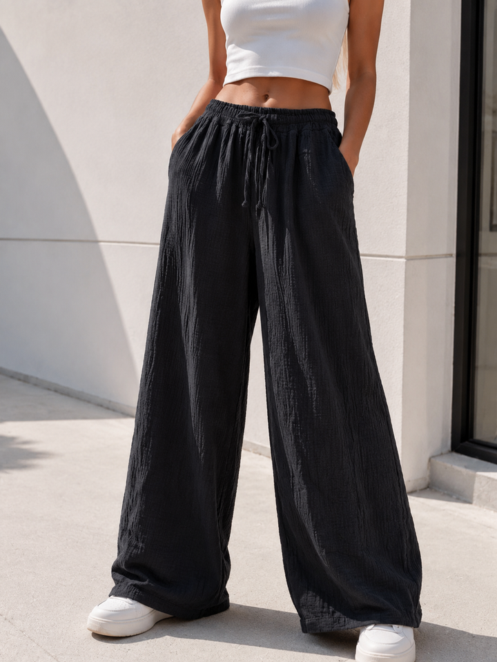 BASIC MUSSELIN HOSE - versch. Farben