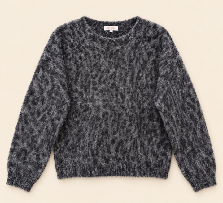 COZY GREY LEO PULLOVER - grau