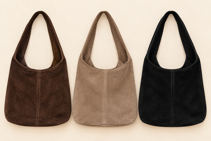 MIDI WILDLEDER BEUTEL TASCHE - Versch. Farben