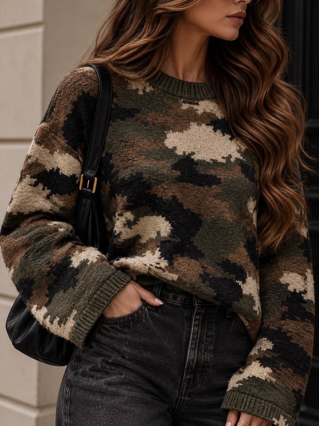 CAMOUFLAGE STRICKPULLOVER REIMA - versch. Farben
