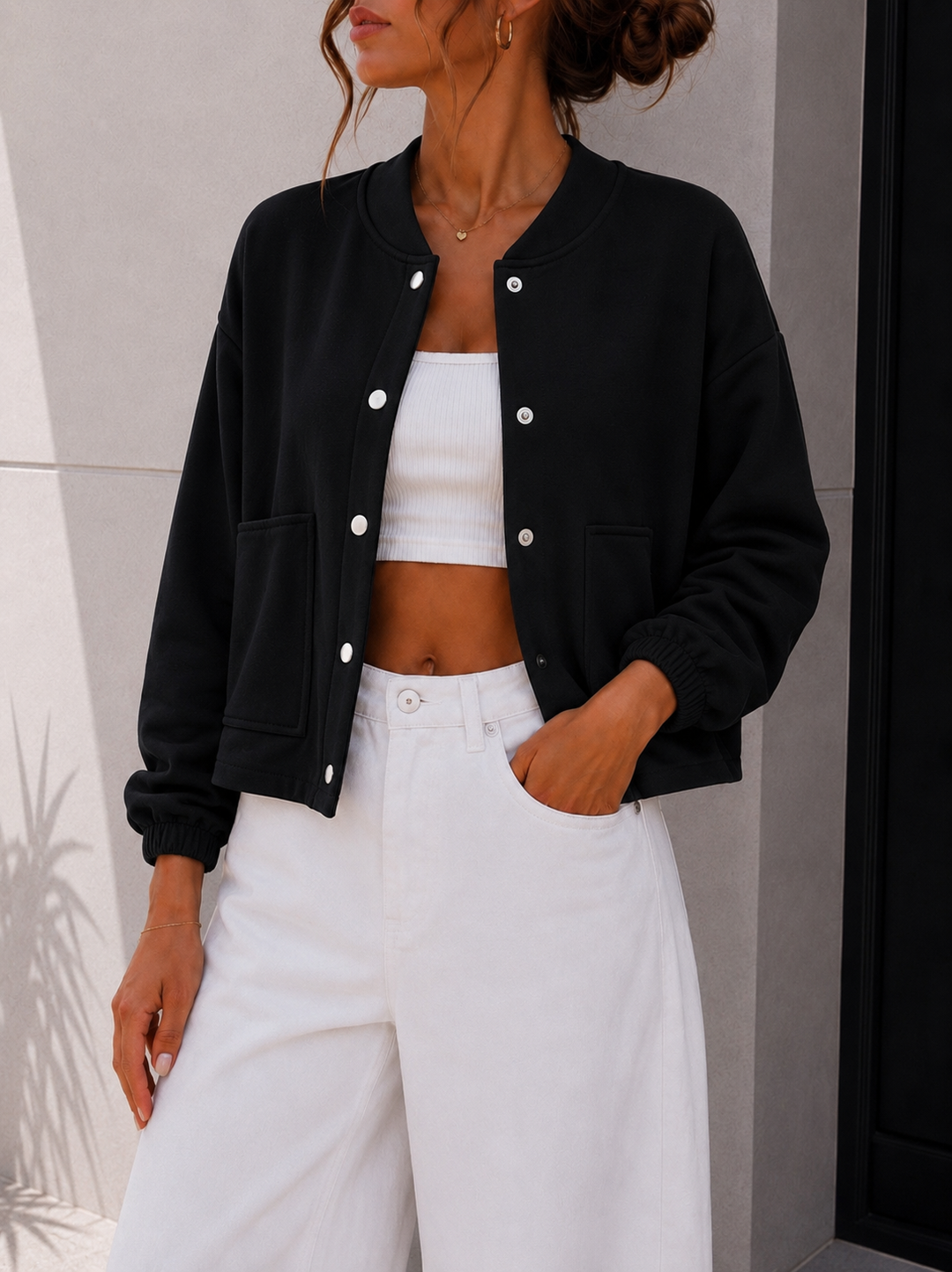 KURZE SOFT JACKE - versch. Farben