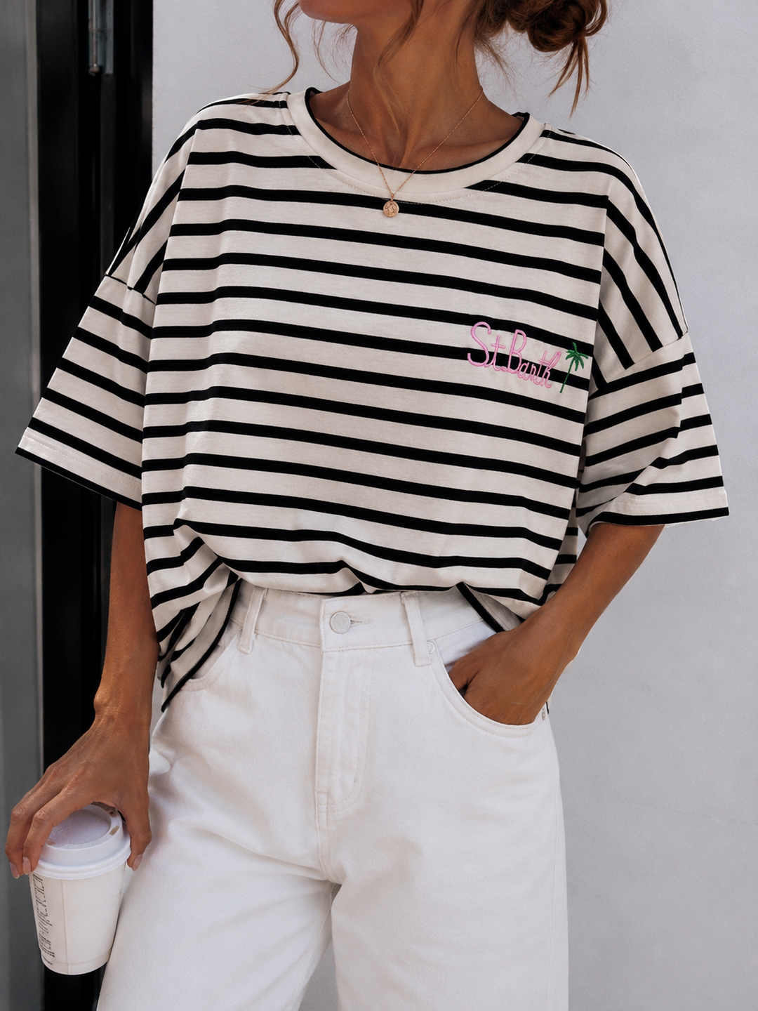 ST. BARTH STREIFEN T-SHIRT - versch. Farben