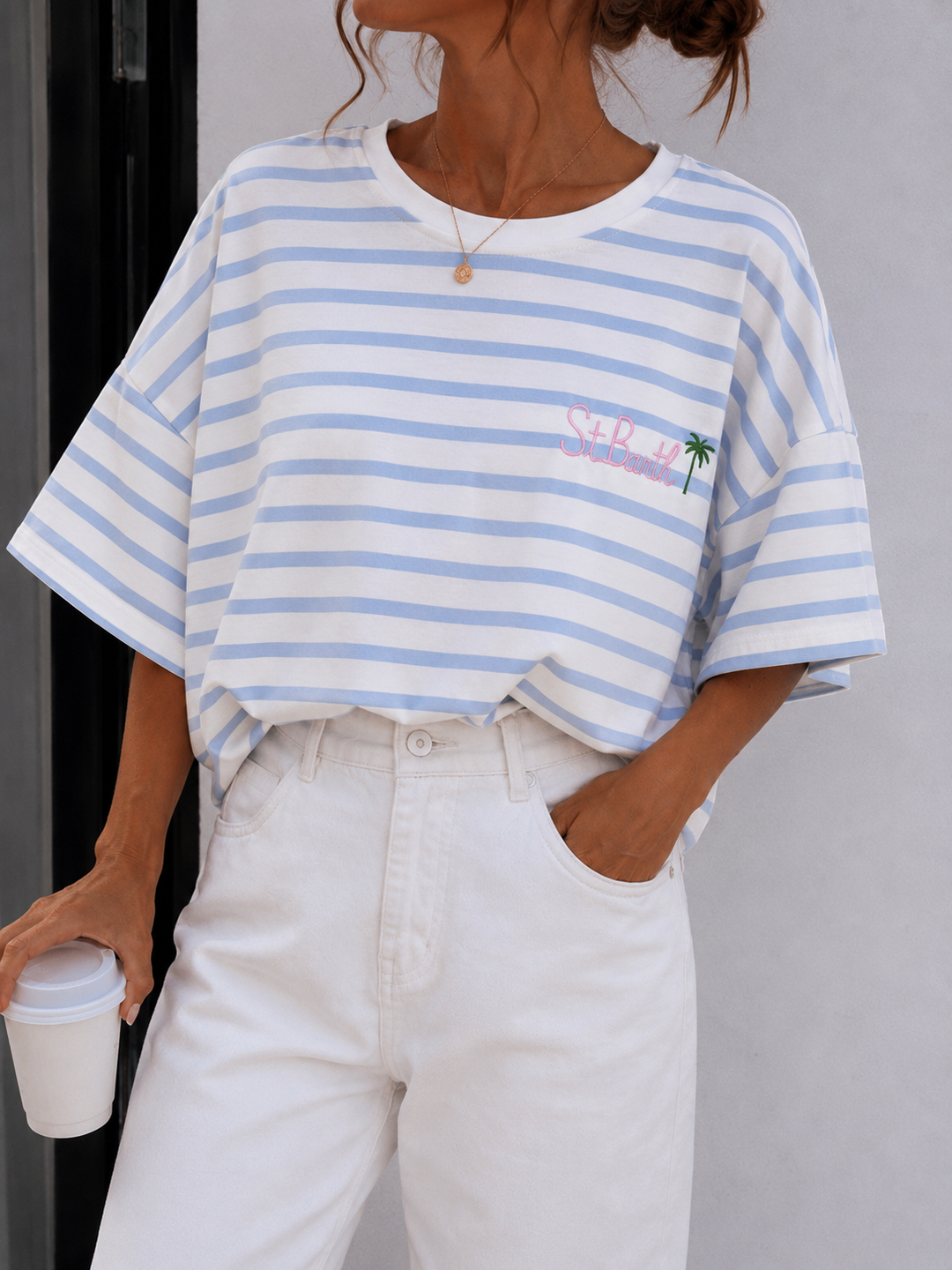 ST. BARTH STREIFEN T-SHIRT - versch. Farben