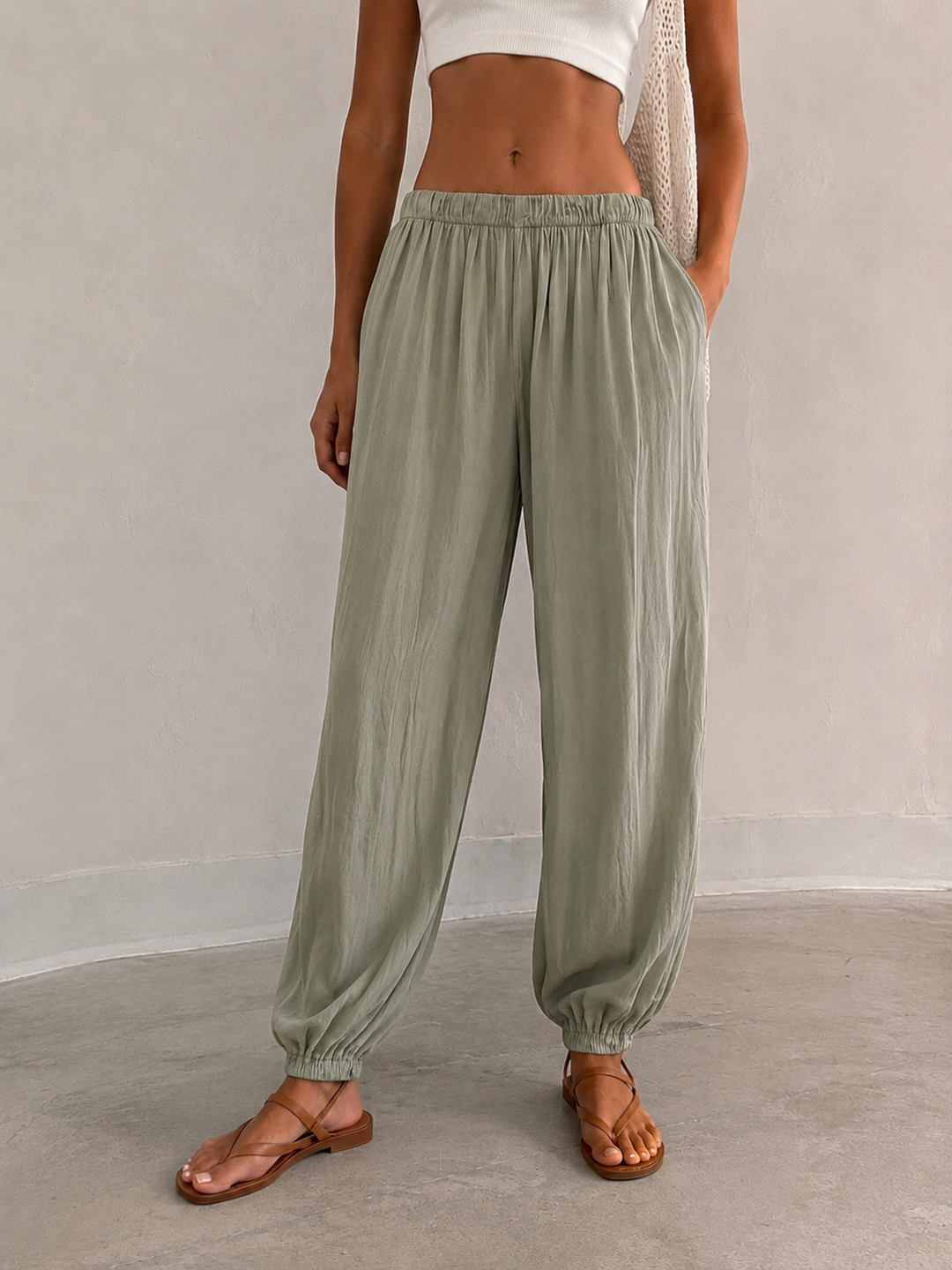 LOCKERE BALLON HOSE ISABELL - versch. Farben