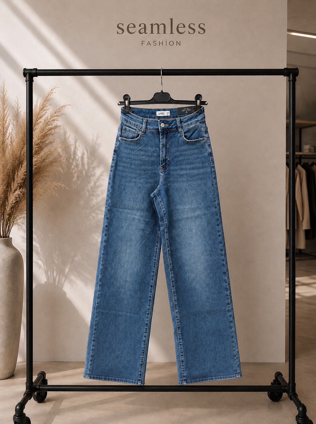 EXTRA LONG - DAD FIT JEANS MELL - SUPER STRETCH