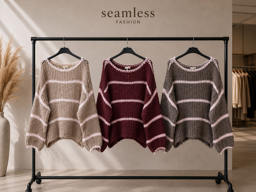 STREIFEN PULLOVER FRIDA - versch. Farben