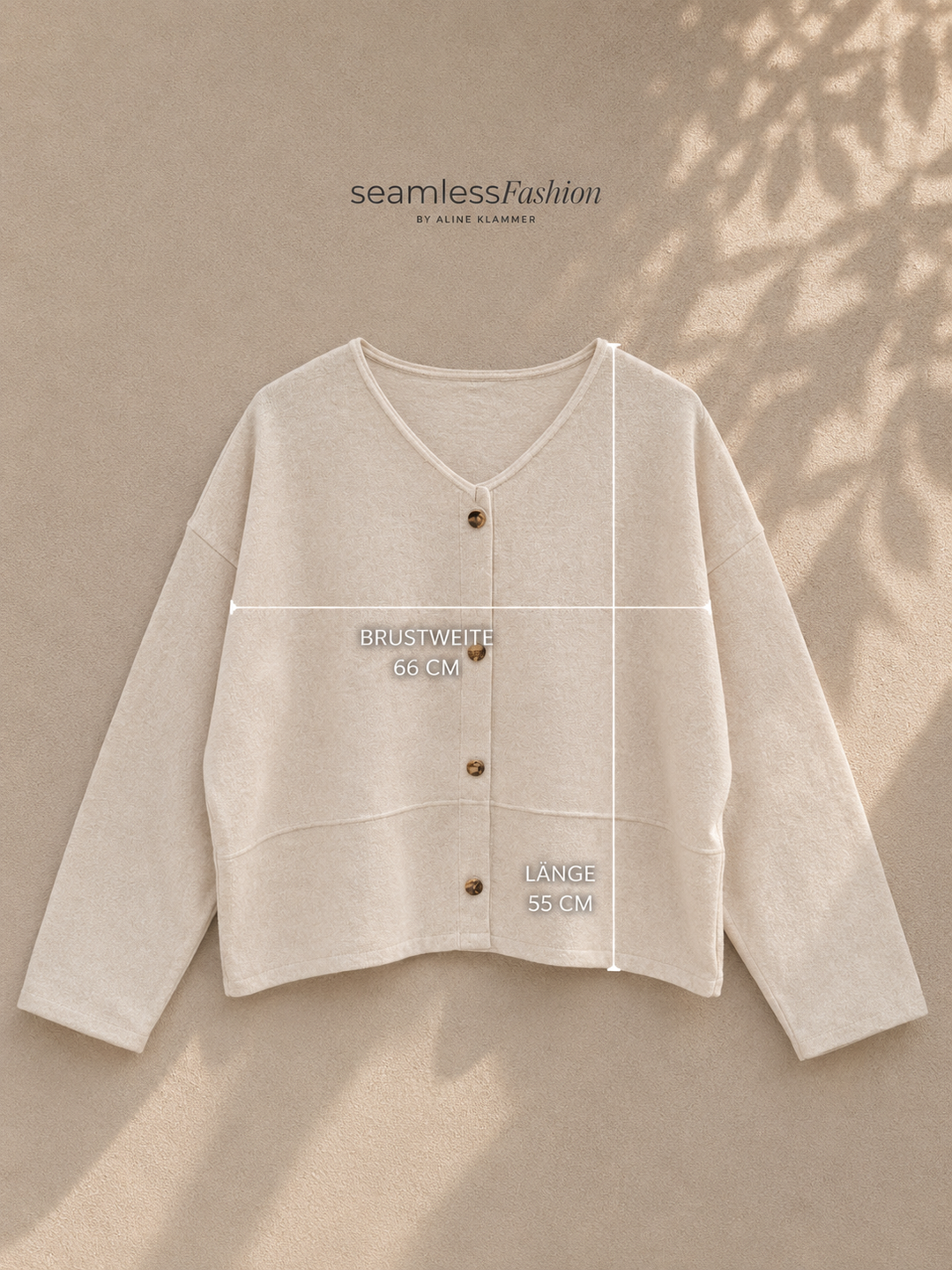 PULLOVER SARA mit Knöpfen - versch. Farben