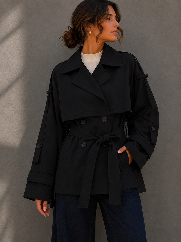 KURZER TRENCHCOAT - versch. Farben
