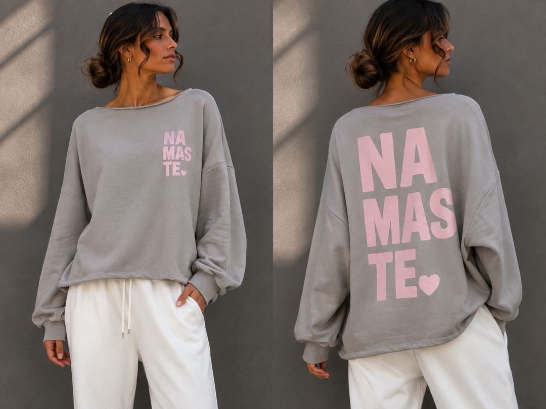 UNI SWEATSHIRT NAMASTE - versch. Farben