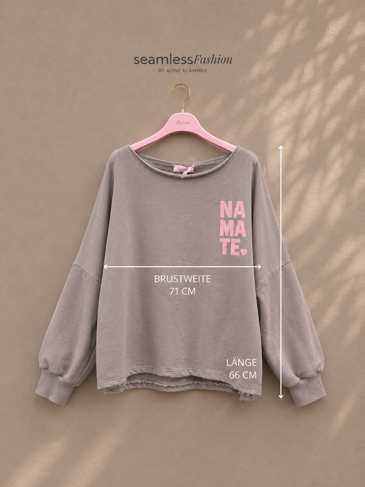 UNI SWEATSHIRT NAMASTE - versch. Farben