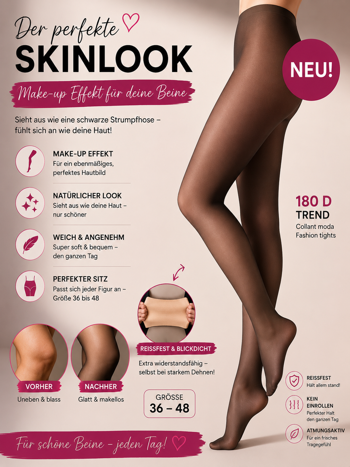SKINLOOK STRUMPFHOSE - reißfest