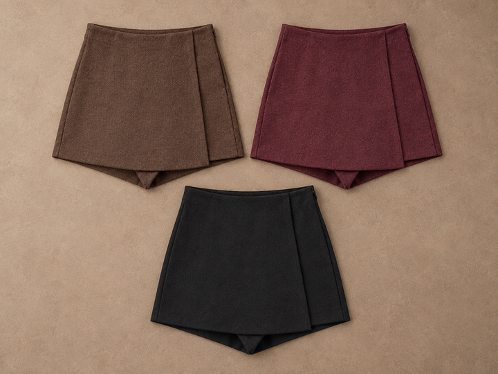 TWEED SKORT - versch. Farben
