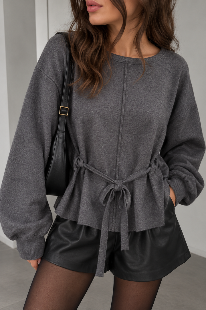 PULLOVER RITA zum binden - versch. Farben