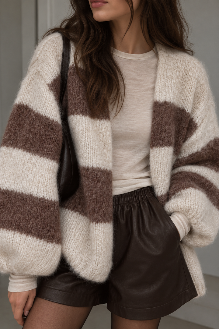 STREIFEN CARDIGAN ENESIA - versch. Farben