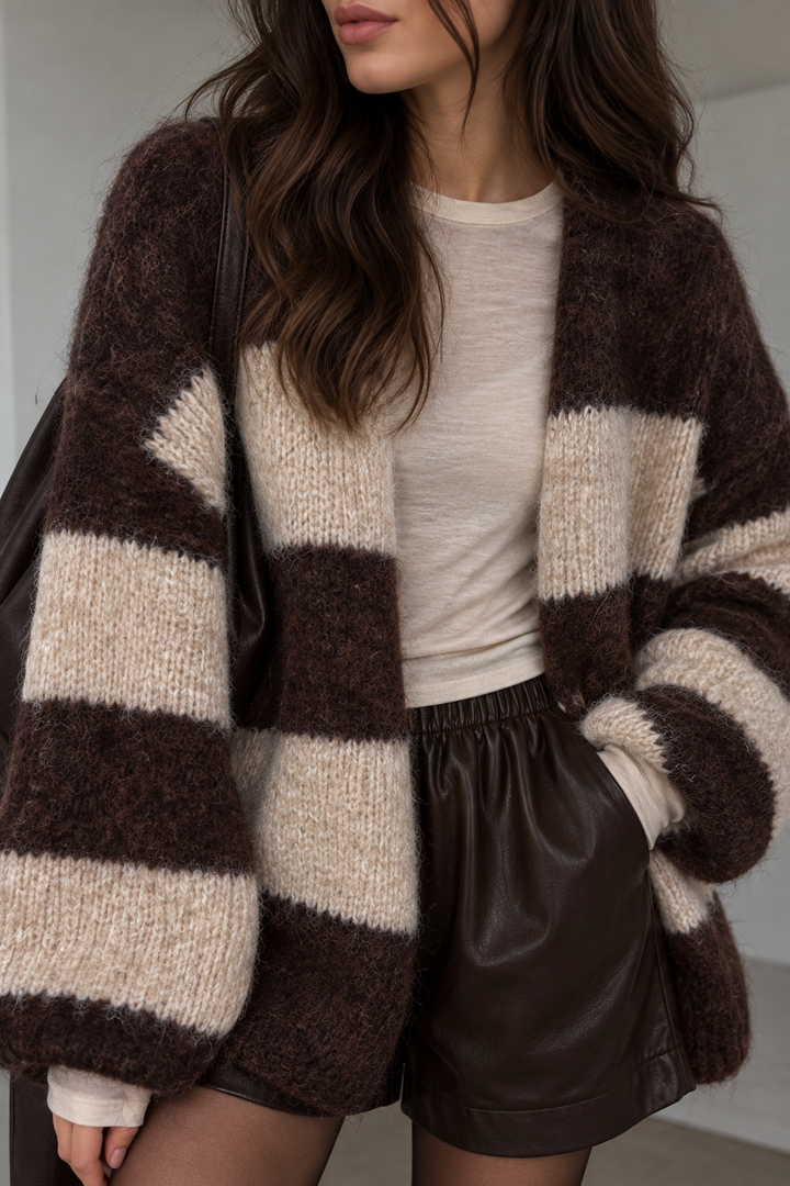 STREIFEN CARDIGAN ENESIA - versch. Farben