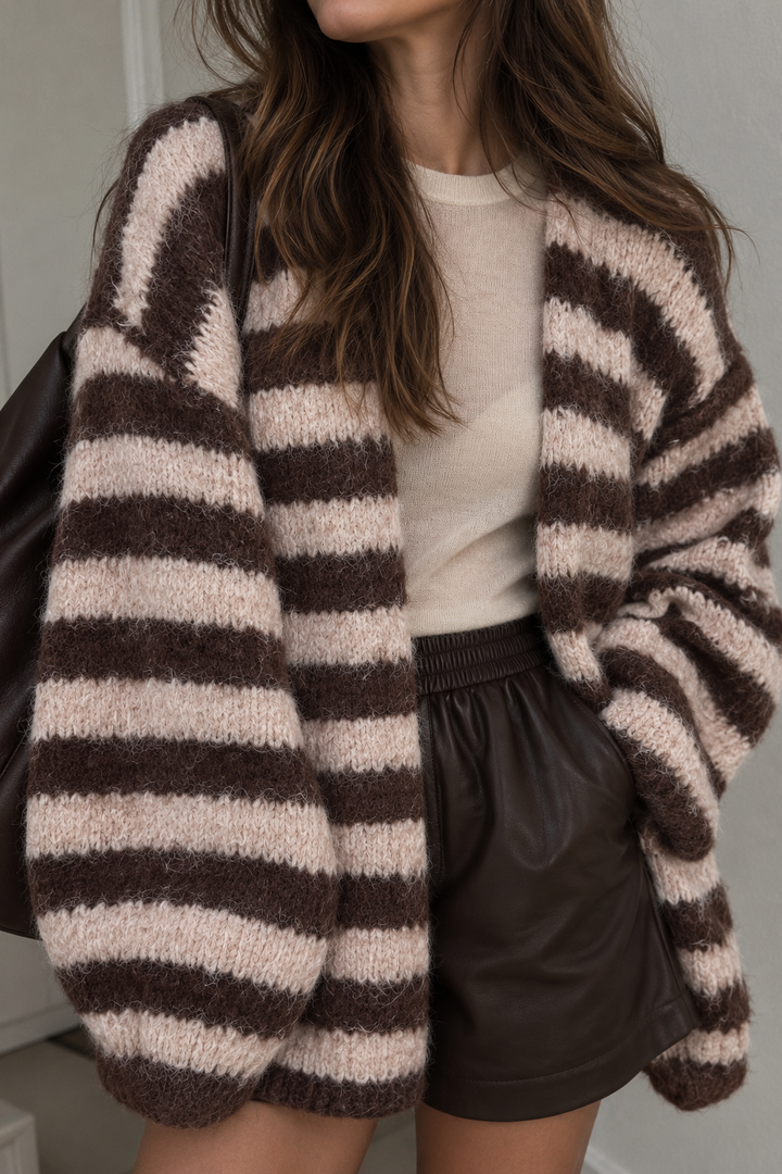 STREIFEN CARDIGAN VICTORIA - versch. Farben