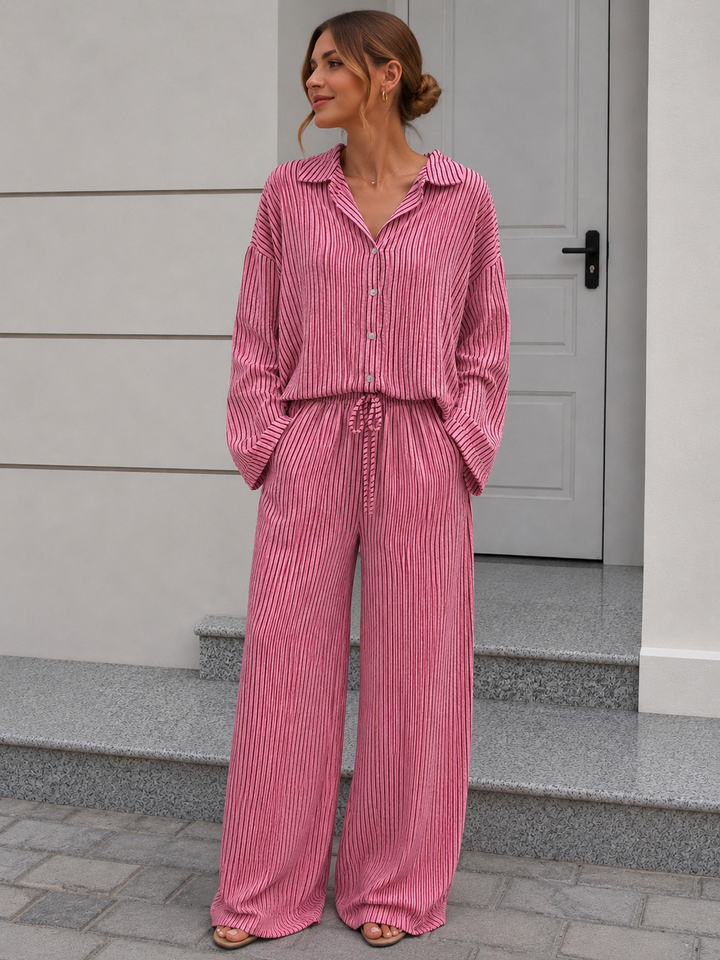 SMALL STREIFEN MUSSELIN HOSE - versch. Farben