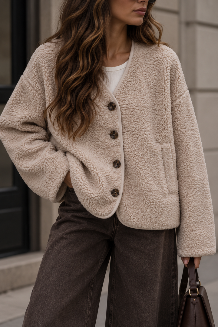 TEDDY JACKE RITA - versch. Farben