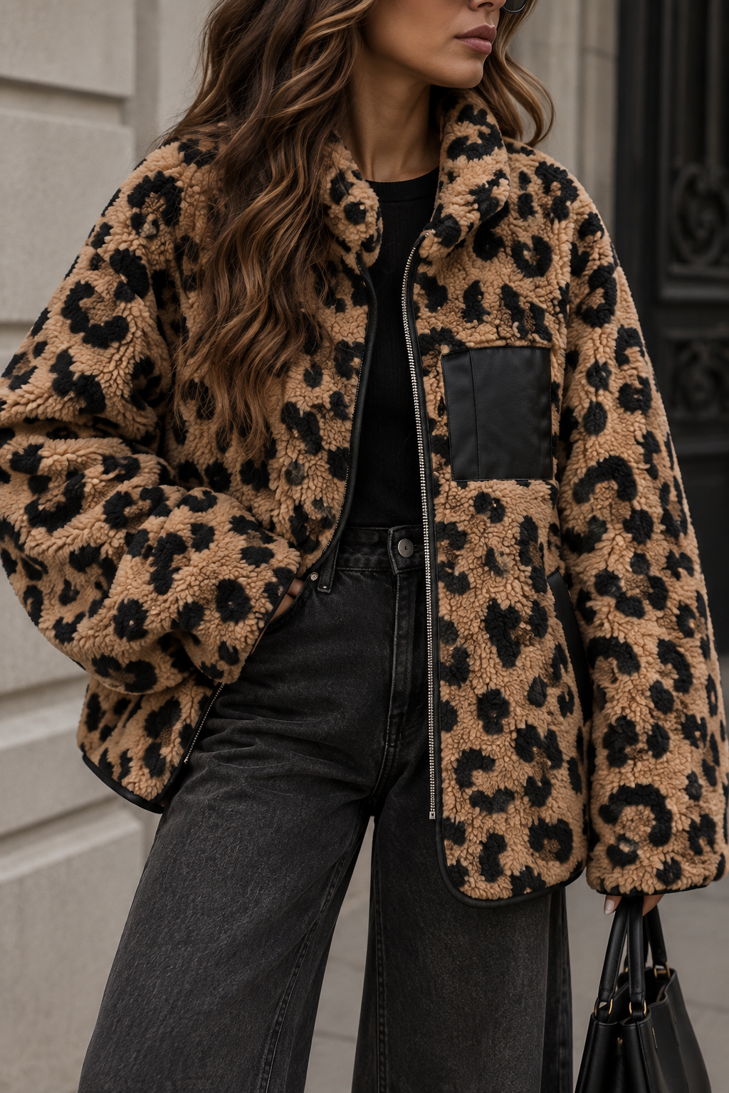 LEO TEDDY JACKE - Camel