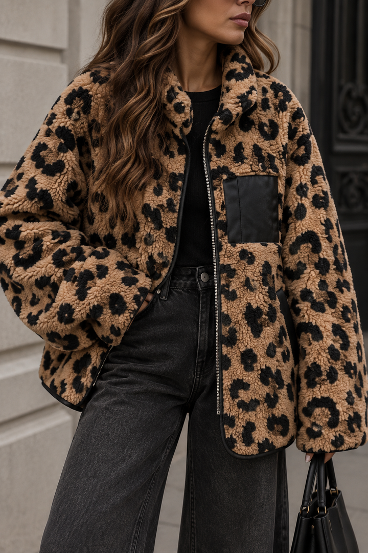 LEO TEDDY JACKE - Camel