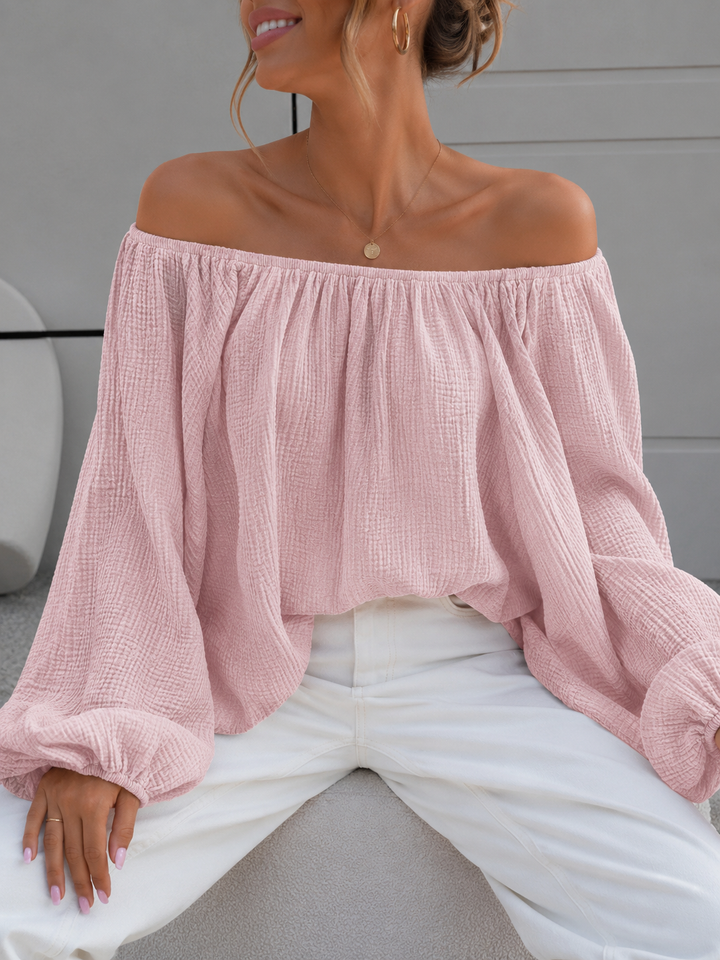 LOCKERE OFF SHOULDER BLUSE KATY - versch. Farben