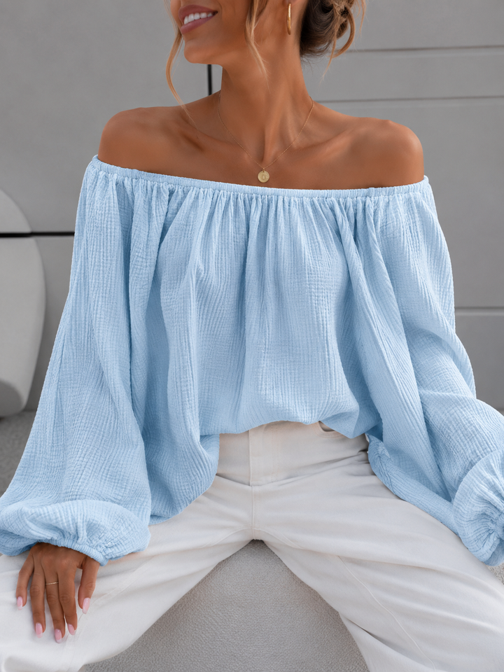 LOCKERE OFF SHOULDER BLUSE KATY - versch. Farben