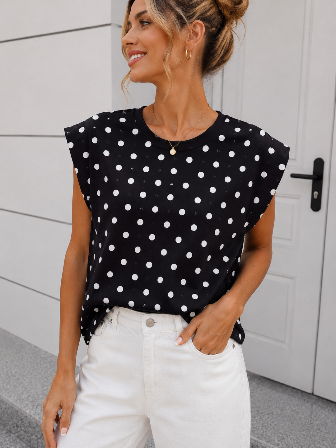 PUNKTE T-SHIRT EVA - versch. Farben