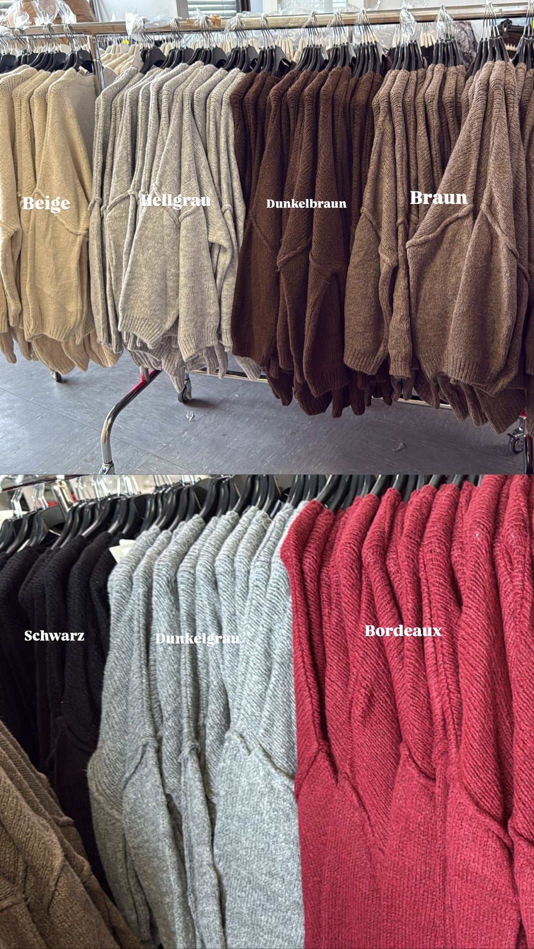 OVERSIZE LONGPULLOVER MAILO - Versch. Farben