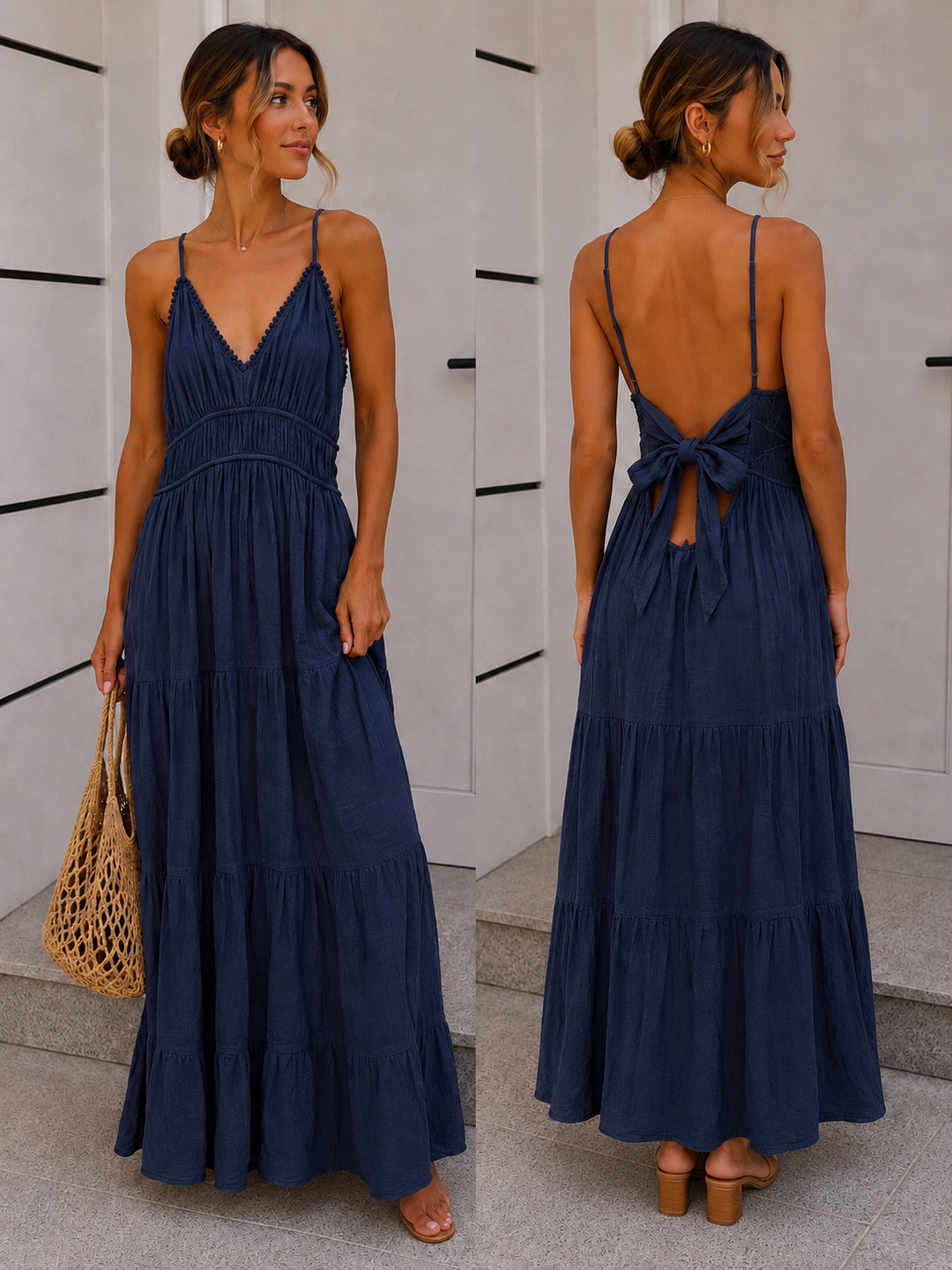 COTTON SOMMERKLEID TASCHA - vesch. Farben