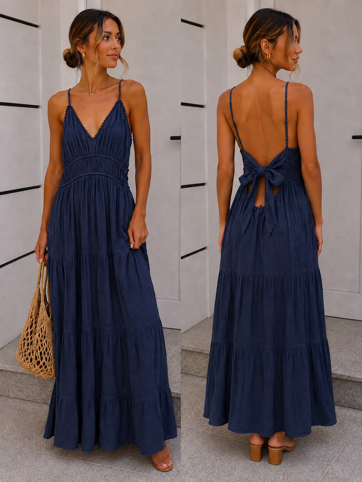 COTTON SOMMERKLEID TASCHA - vesch. Farben