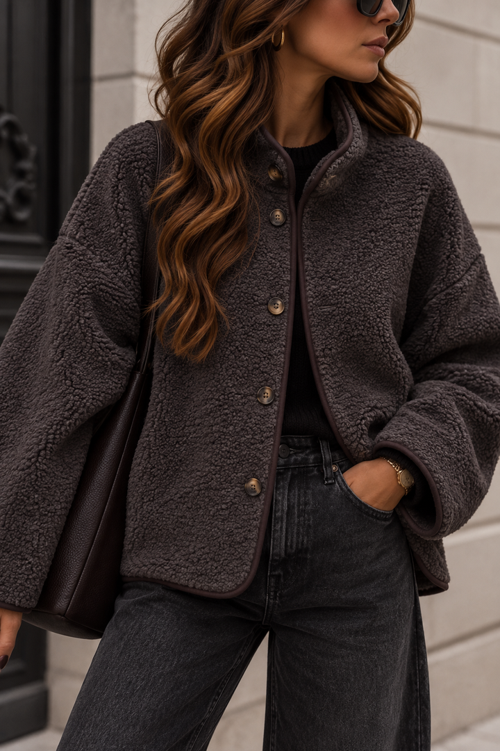 TEDDY JACKE RALF - dunkelgrau