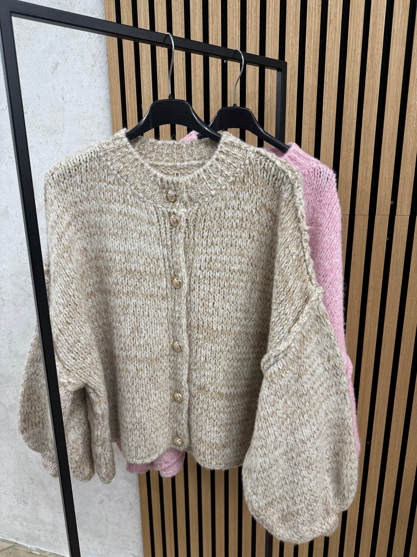 STRICKJACKE MAIRA COZY - versch. Farben