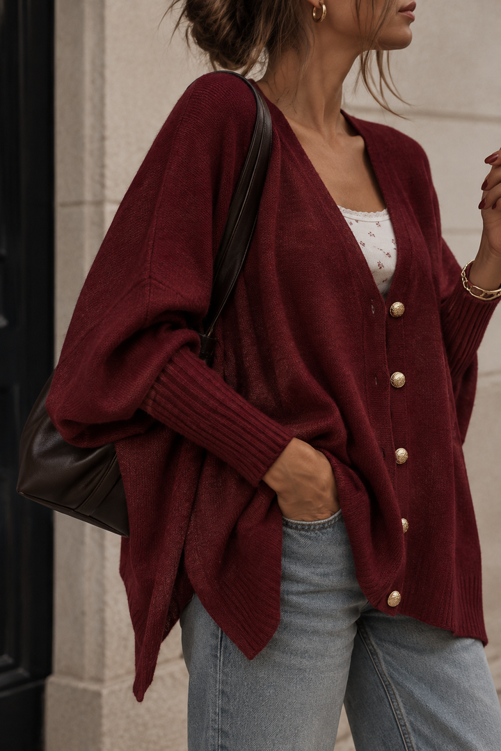 SOFT OVERSIZE STRICKJACKE MADRID - versch. Farben