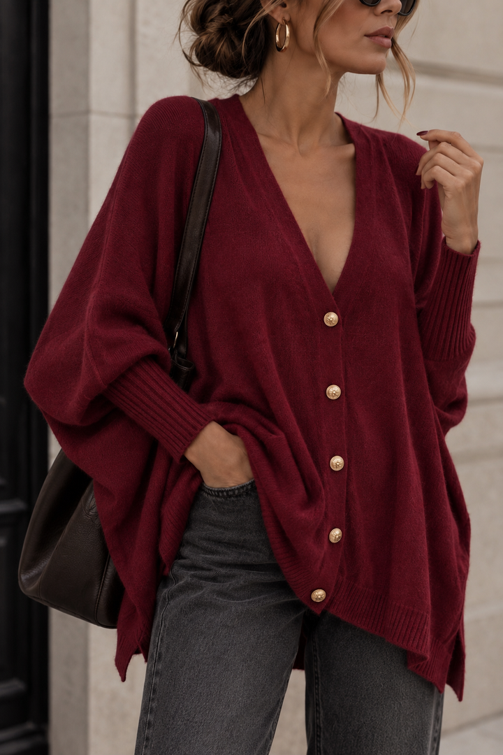 SOFT OVERSIZE STRICKJACKE MADRID - versch. Farben