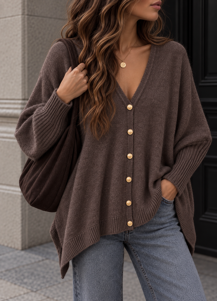 SOFT OVERSIZE STRICKJACKE MADRID - versch. Farben