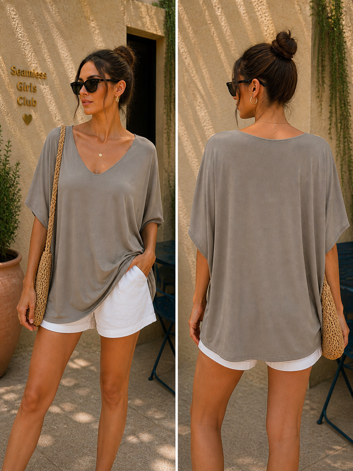 OVERSIZE BASIC T-SHIRT INGA - versch. Farben
