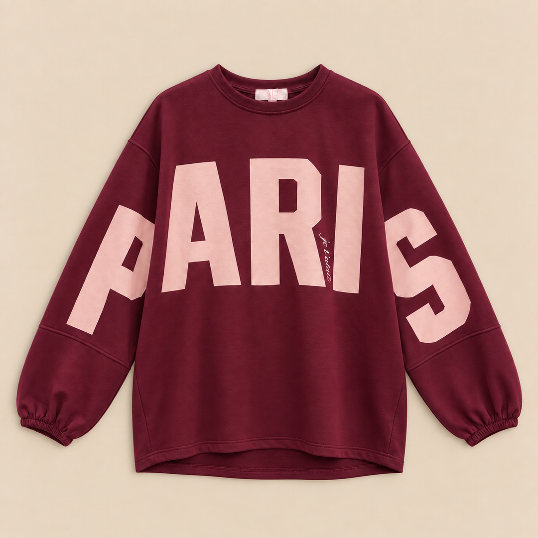 OVERSIZE PARIS SWEATSHIRT - versch. Farben
