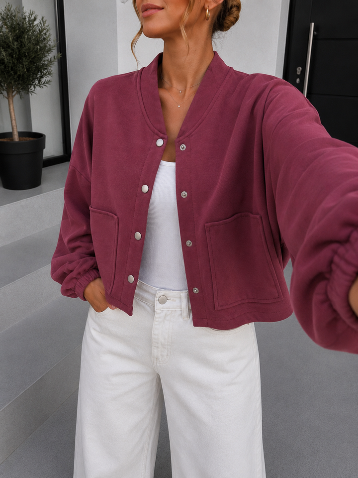 KURZE SOFT JACKE - versch. Farben