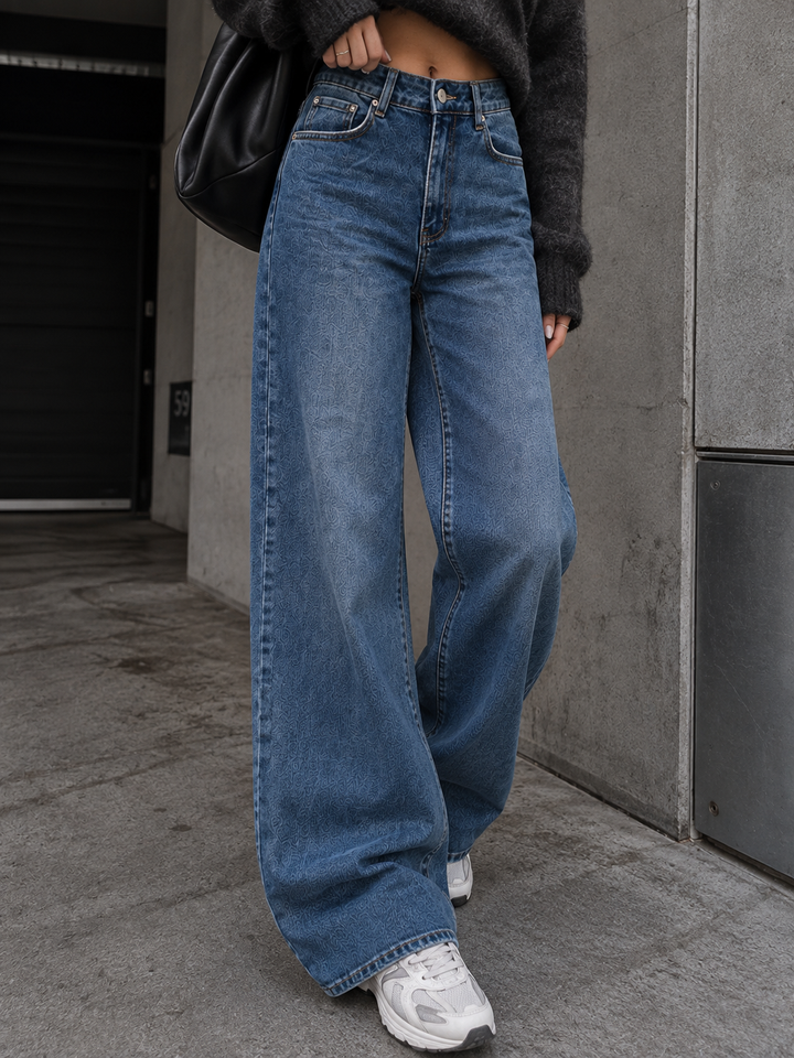 EXTRA LONG - DAD FIT JEANS MELL - SUPER STRETCH