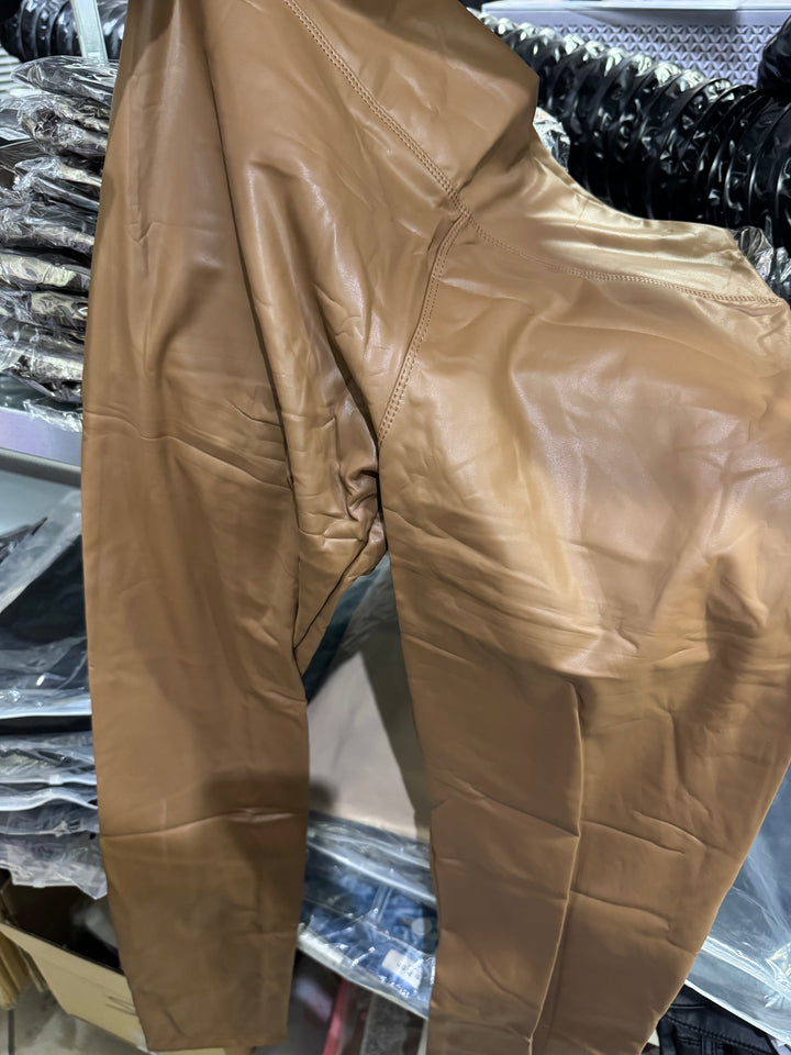 BASIC LEDER LEGGINGS Ver. Farben