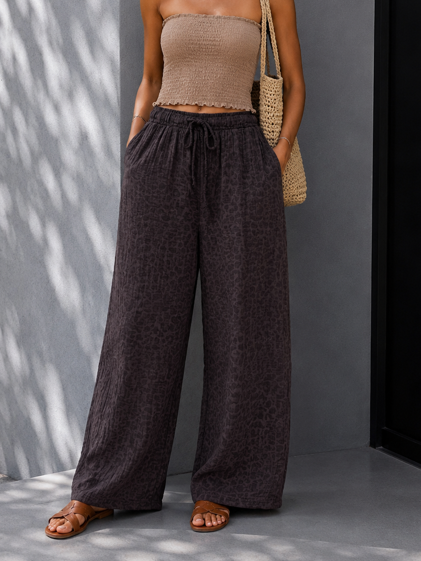 LANGE LEO MUSSELIN HOSE - versch. Farben