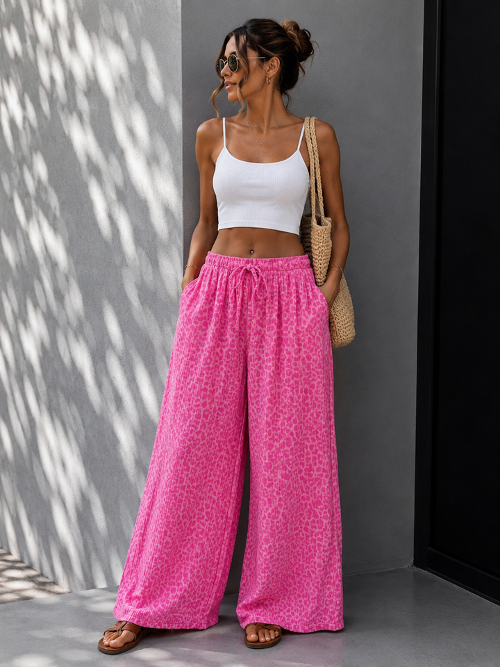 LANGE LEO MUSSELIN HOSE - versch. Farben