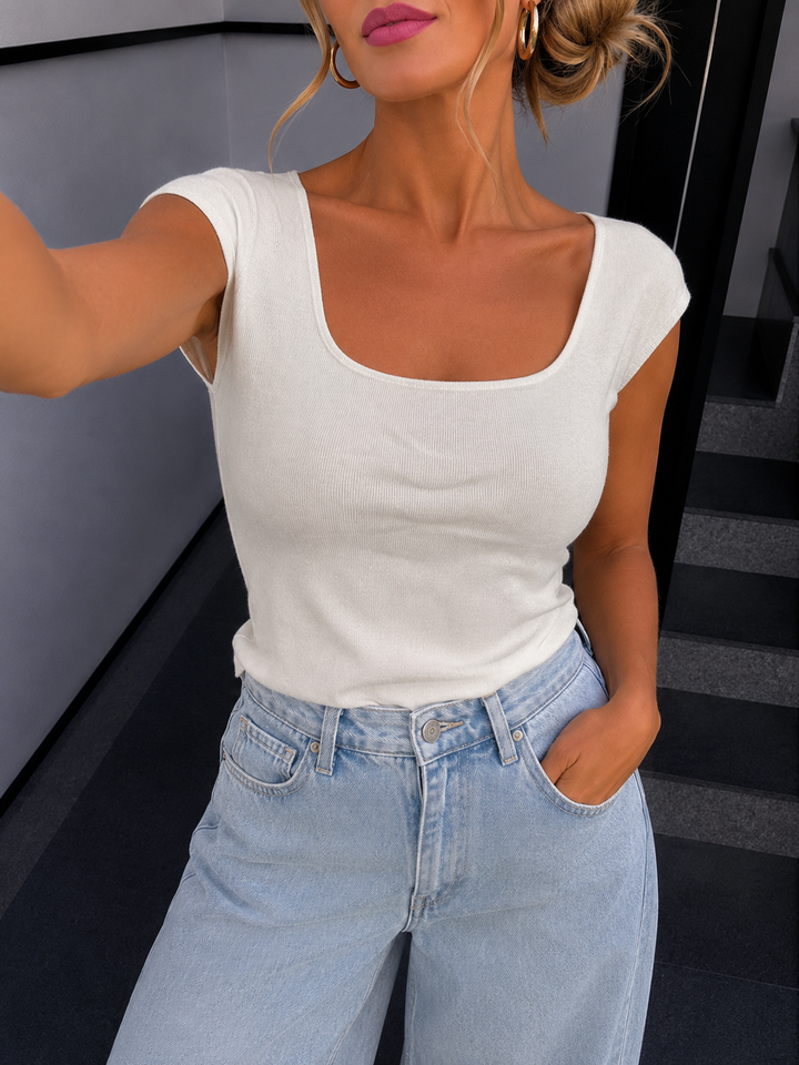 BASIC TOP KARMEN - versch. Farben